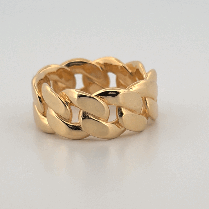 10mm Cuban Ring - Rainey Gold Company