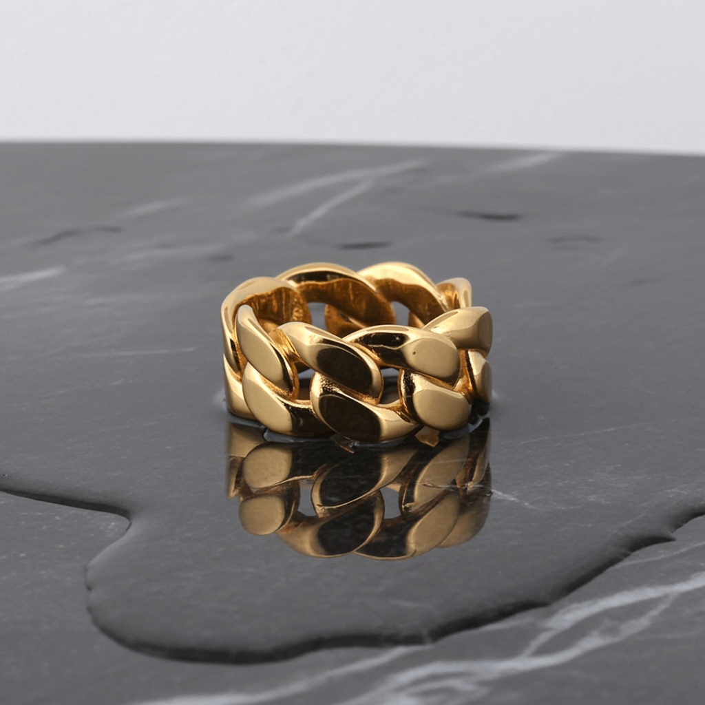 10mm Cuban Ring - Rainey Gold Company